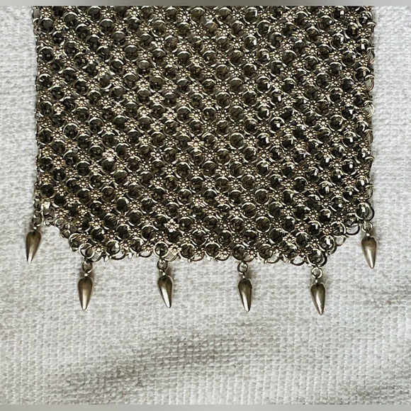 Vintage chain mail, sterling silver purse, circa 1920’s - Picture 10 of 11